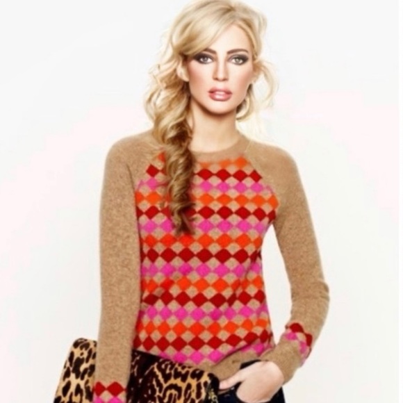 Argyle J Crew Sweater - Picture 1 of 9